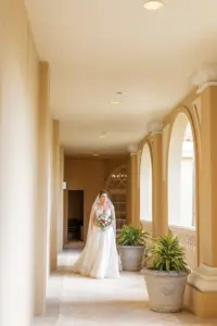 Bride Getting Ready Wedding Portrait | Ritz Carlton Sarasota