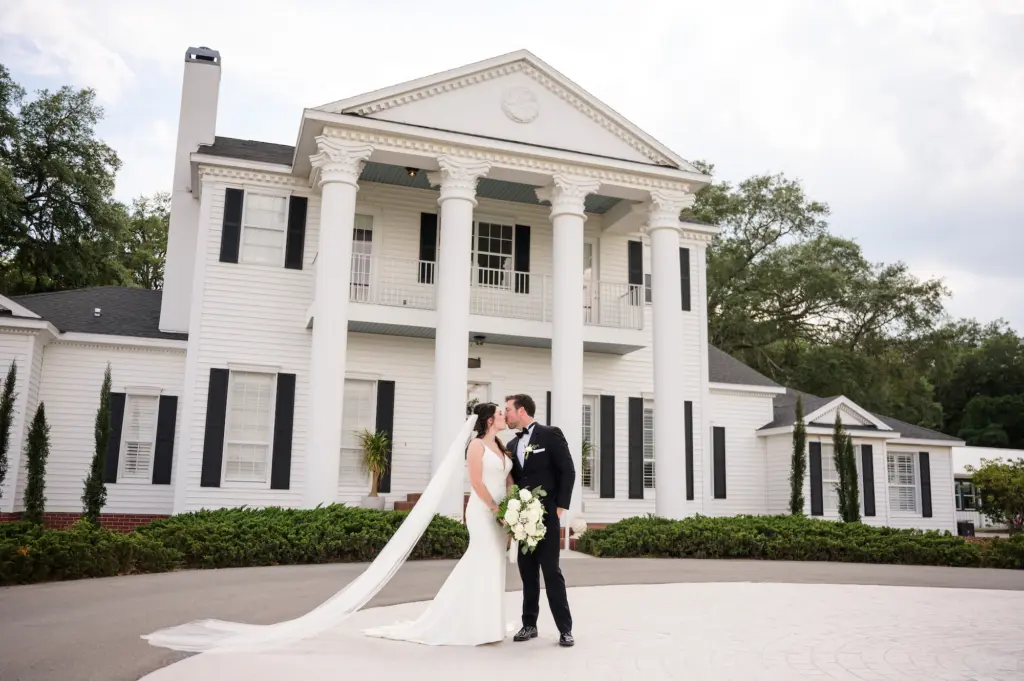 Bride and Groom Wedding Portrait | Tampa Bay Event Venue Legacy Lane Weddings