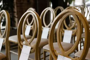 Reserved Seating Sign Ideas for Wedding Reception | Wooden Ceremony Chairs