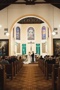 Bride and Groom Catholic Wedding Ceremony | Tampa Church Our Lady of Perpetual Help