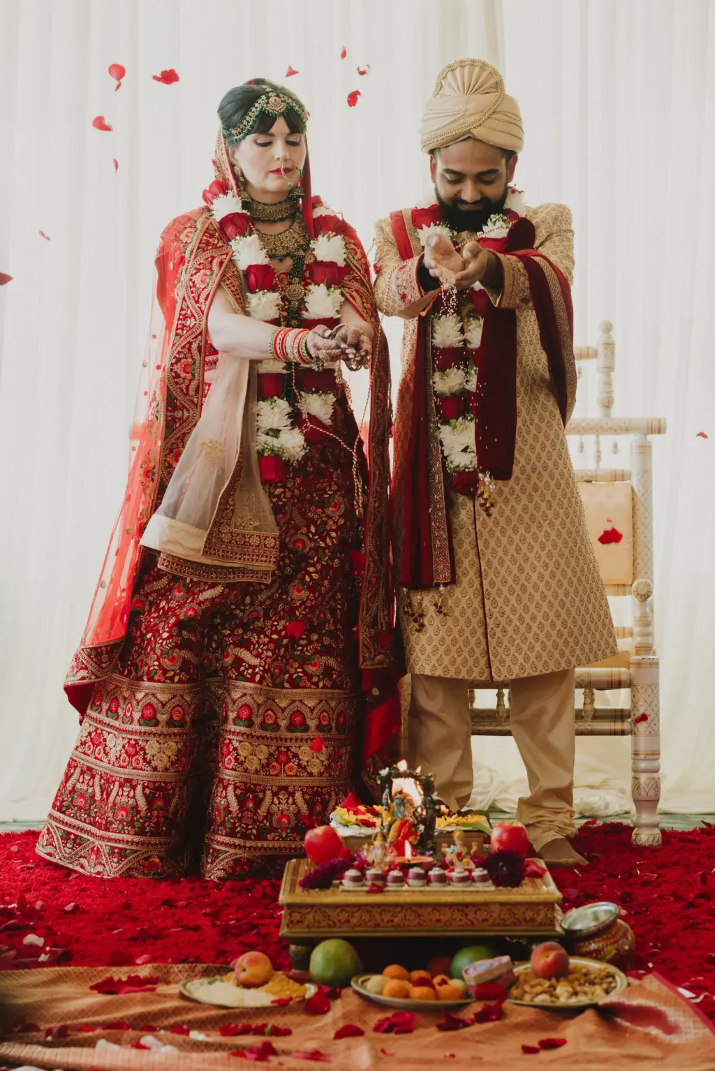 Indian Fusion Wedding Ceremony Tradition Inspiration