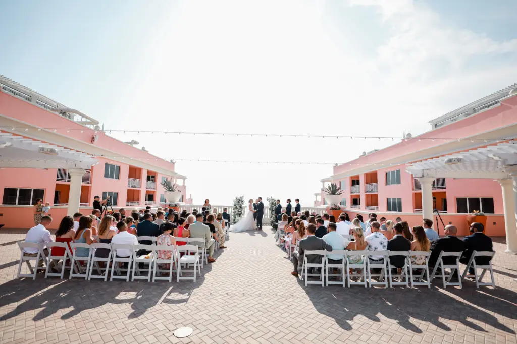 Outdoor Wedding Ceremony Decor Inspiration | Tampa Bay Event Venue Hyatt Regency Clearwater Beach