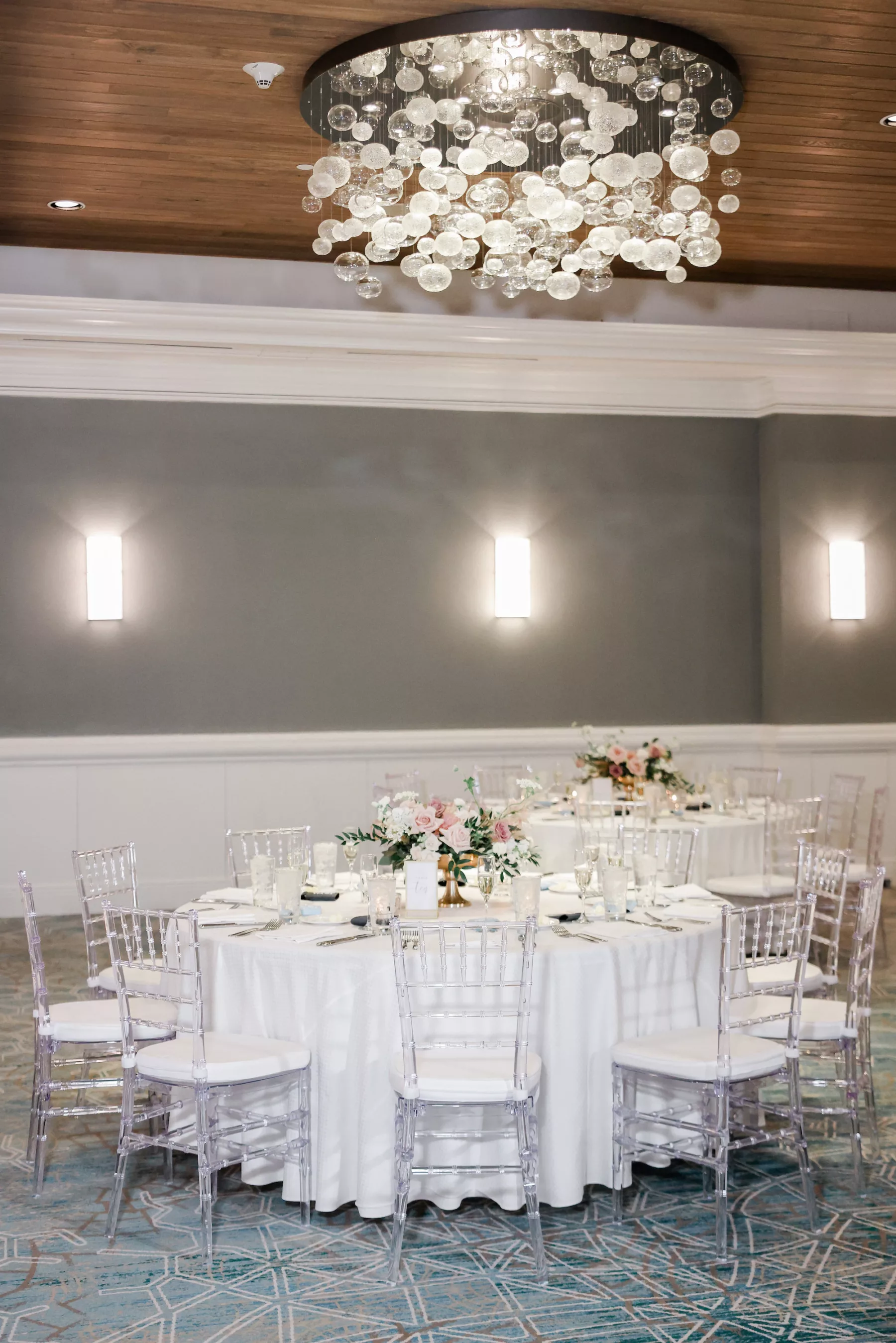 White Aqualea Wedding Reception Inspiration | Ghost Chiavari Chair Ideas | Venue Hyatt Regency Clearwater Beach