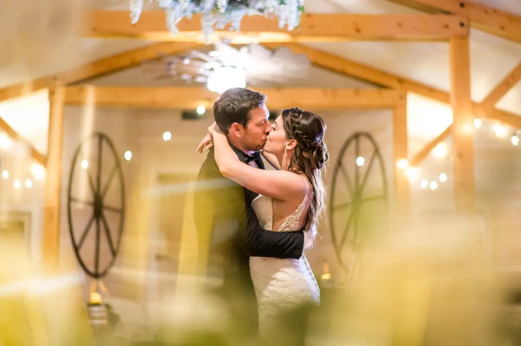 Bride and Groom Private Last Dance Wedding Portrait | Rustic Tampa Bay Event Venue Legacy Lane Weddings