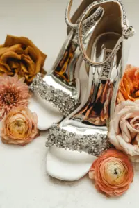 Badgley Mischka Open Toe Wedding Shoe with Crystal Strap Ideas