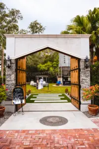 Rustic Silo Garden Wedding Ceremony Inspiration | Outdoor Garden Tampa Bay Event Venue Tabellas at Delaney Creek