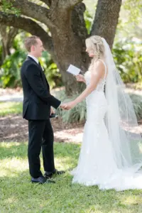 Bride and Groom Private Wedding Vow Reading Ideas