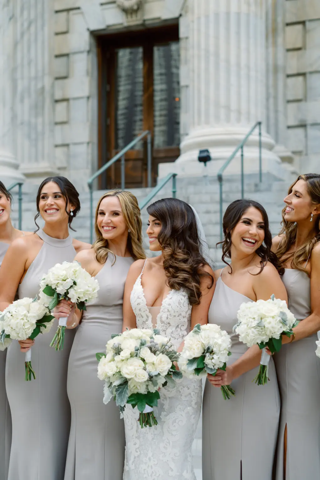 21Classic Black Tie Gray and White Wedding Inspiration