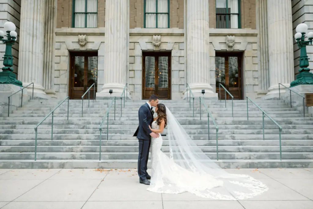 22Classic Black Tie Gray and White Wedding Inspiration