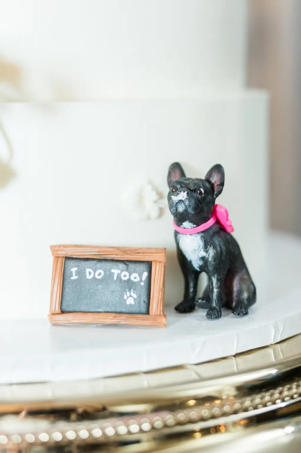 Dog on Wedding Cake Inspiration