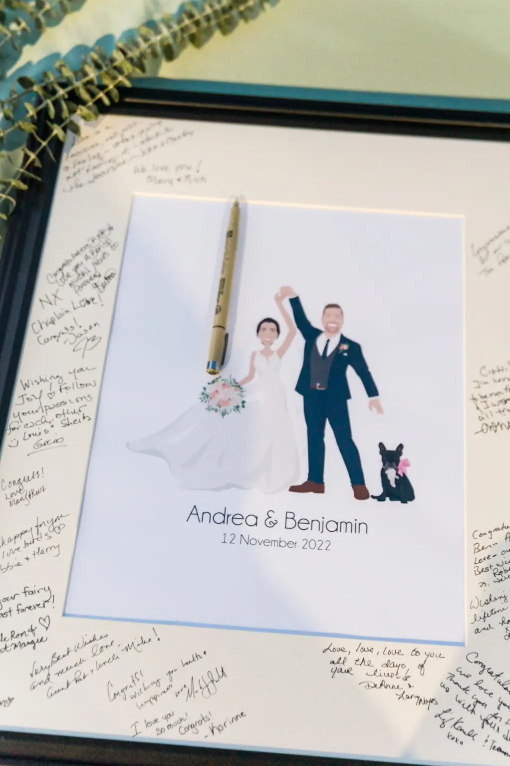 Custom Wedding Guestbook Frame Alternatives Ideas