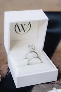 Oval Engagement Ring | Diamond Eternity Wedding Band Inspiration | Tampa Bay Jeweler Whitehurst Jewelry