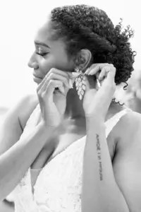 Wedding Bridal Twisted Updo Hair and Makeup Inspiration | Tampa Bay Photographer Rachel Elle Photography