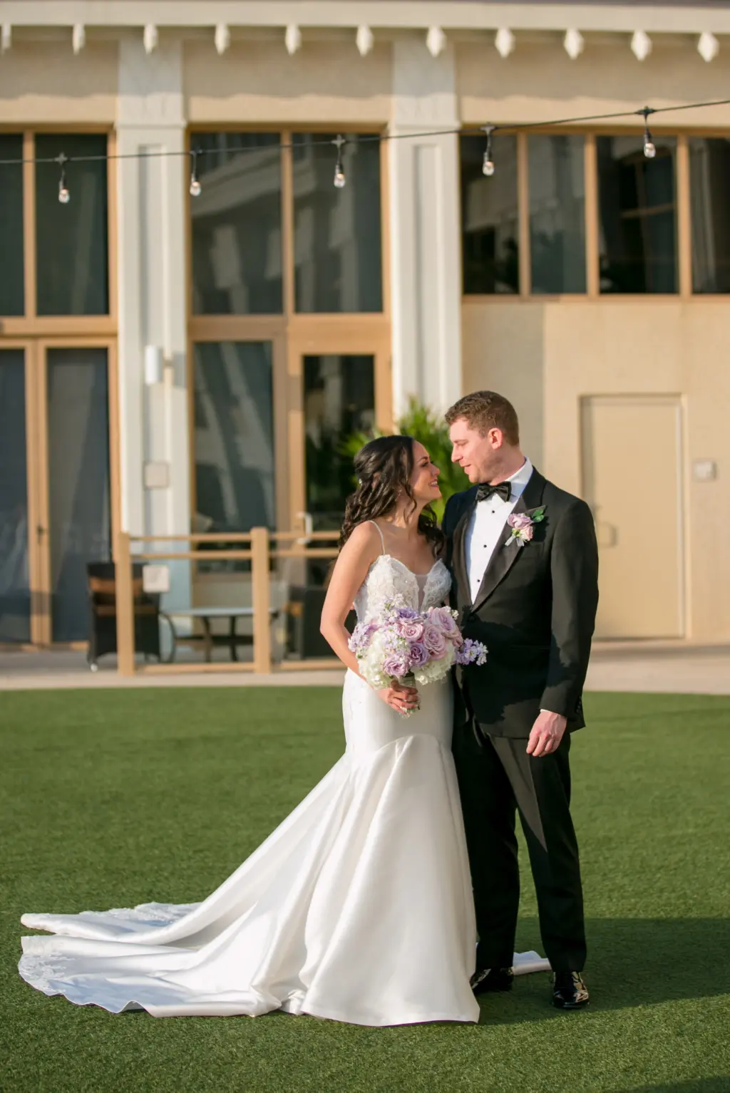 Bride and Groom First Look Wedding Portrait | Tampa Bay Photographer Carrie Wildes Photography