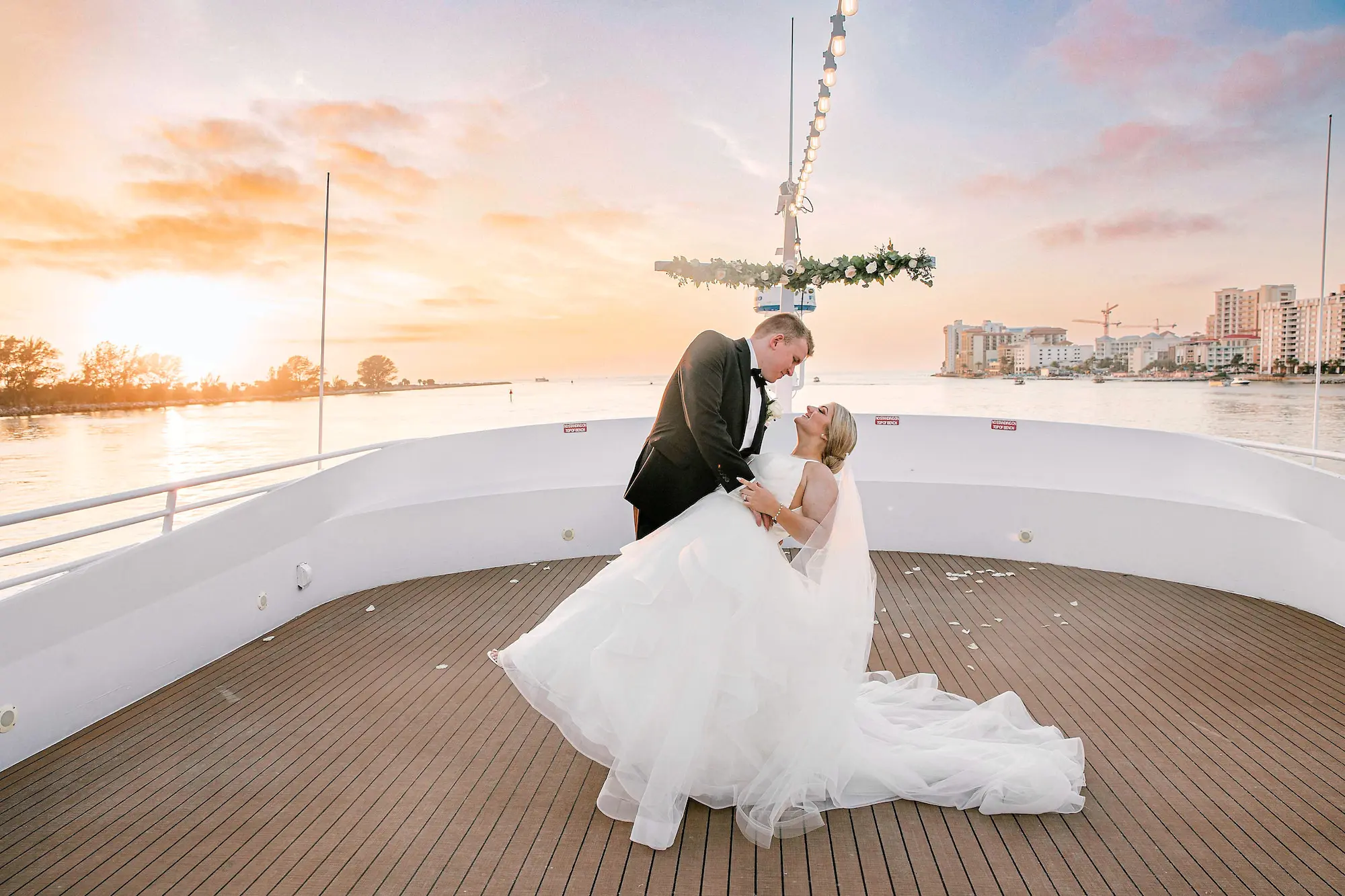 yacht starship iii wedding