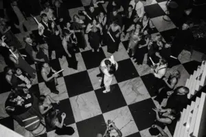 Bride and Groom Last Dance Inspiration | Modern Black and White Wedding Reception Portrait | Tampa Bay Photographer Videographer Sabrina Autumn Photography