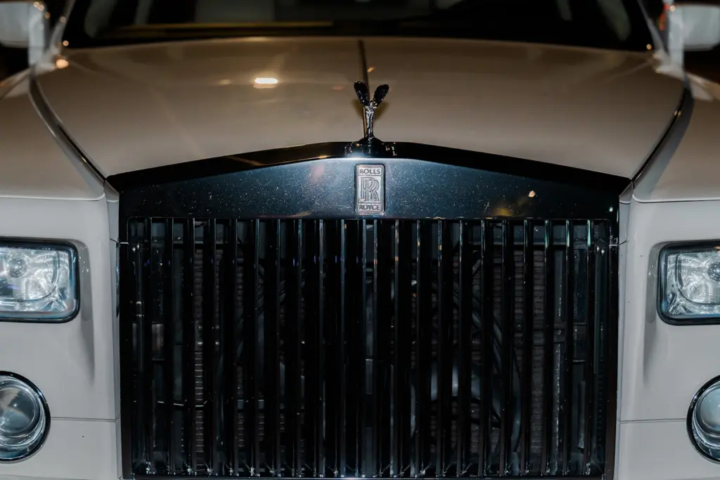 Classic White Rolls Royce Wedding Reception Getaway Car Ideas