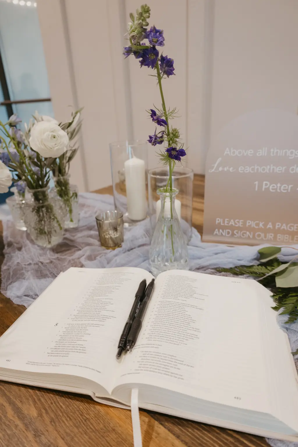 Religious Wedding Guestbook Bible Ideas