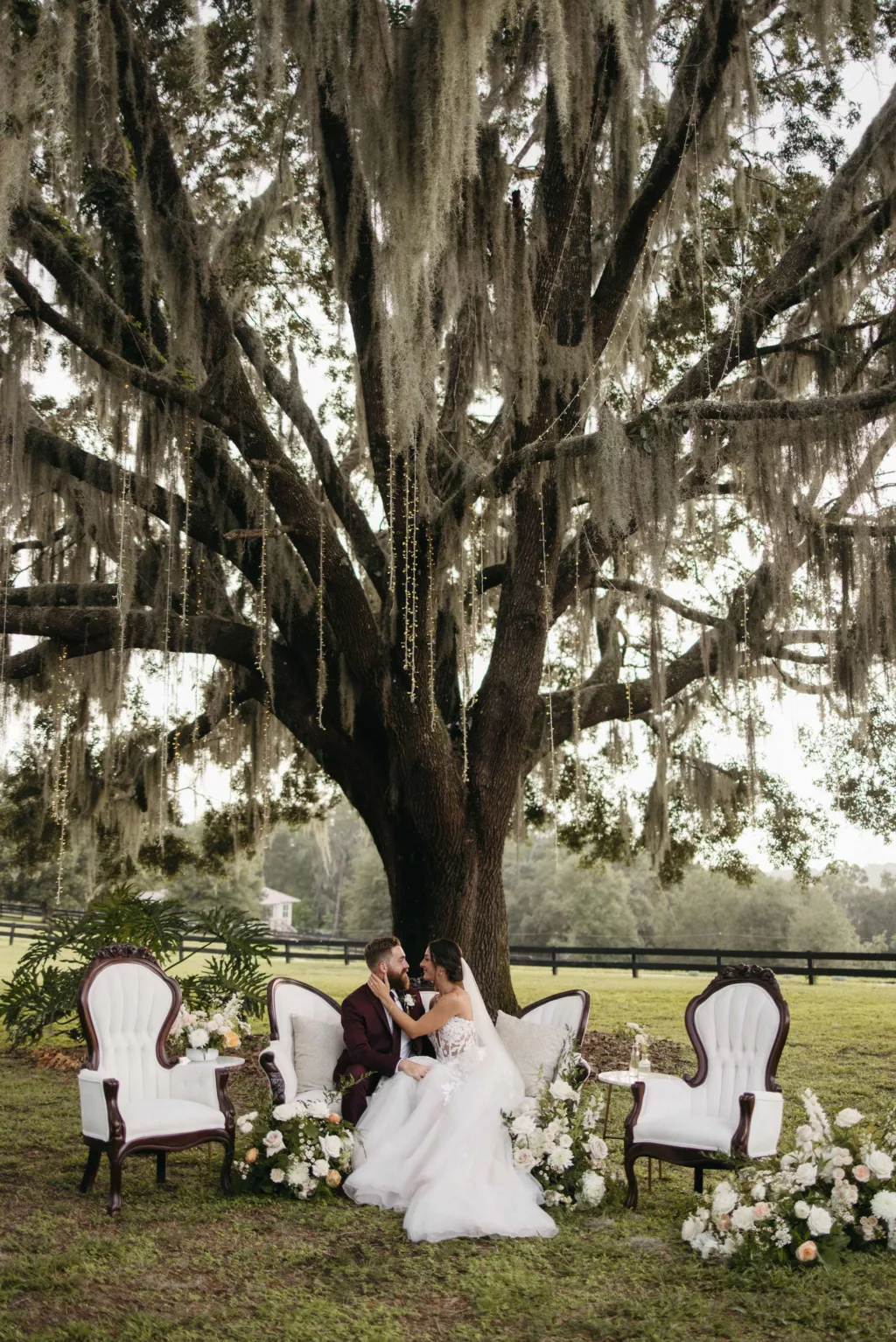 White European Wedding Reception Cocktail Lounge Seating Ideas | Tampa Bay Event Venue La Hacienda on Snow Hill | Florida Planner The Olive Tree Weddings