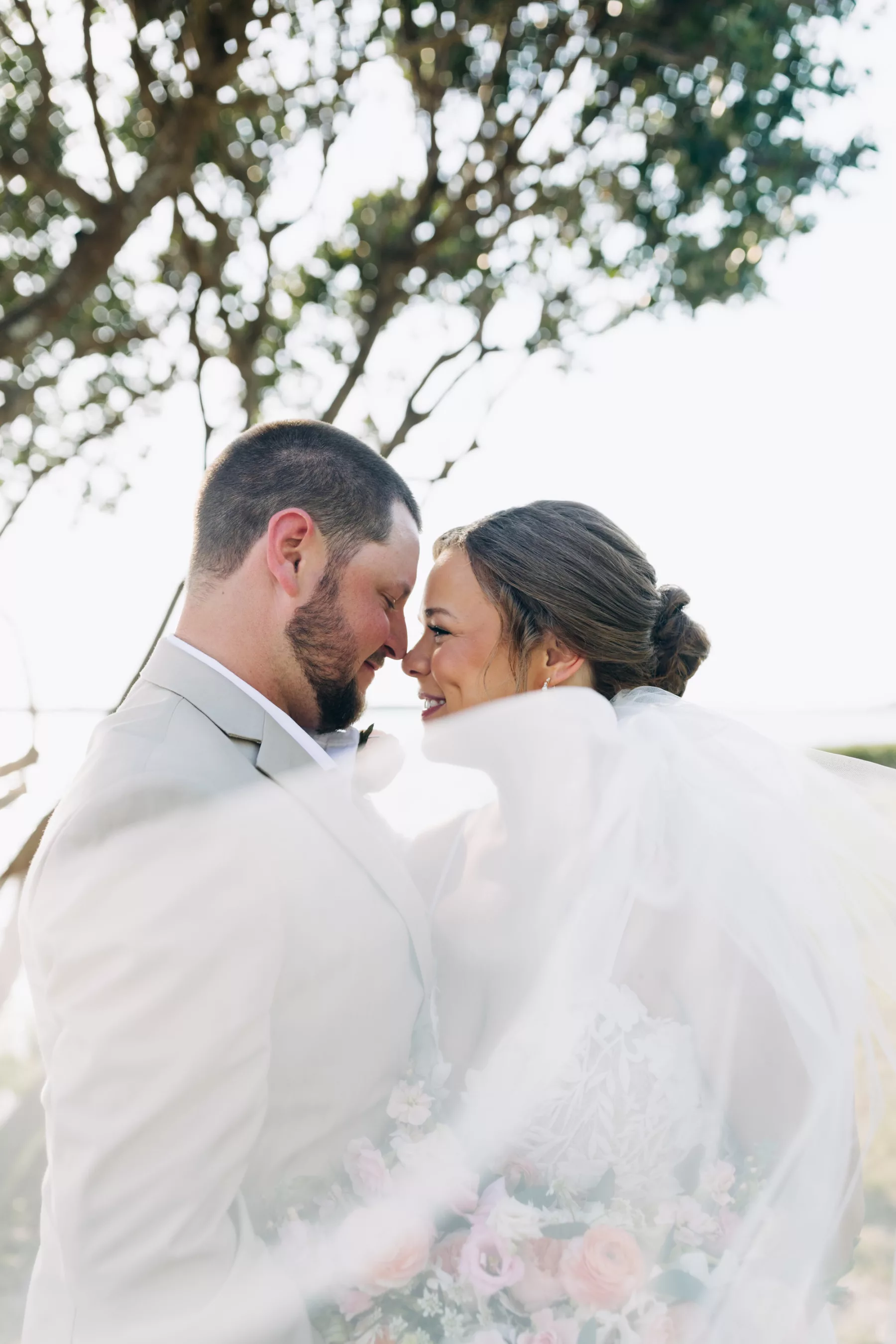 Intimate Bride and Groom Wedding Portrait | Tampa Bay Photographer Amber McWhorter Photography