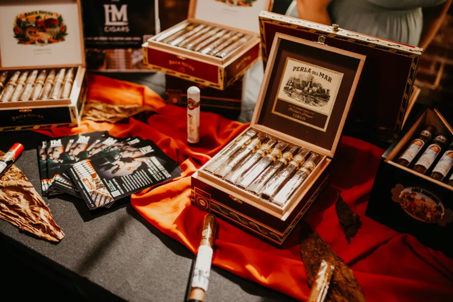 Cigar Bar for Wedding Guests Inspiration