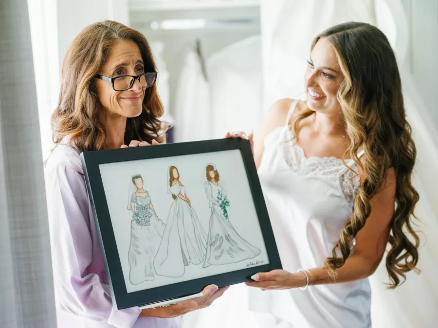 Mother of the Bride Gift Ideas | Generational Wedding Dress Portrait Inspiration