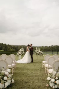 White European Inspired Outdoor Florida Wedding Ceremony Decor Ideas | Brooksville Event Venue La Hacienda on Snow Hill | Florida Planner The Olive Tree Weddings