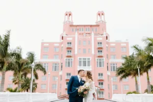 Bride and Groom First Look Wedding Portrait | Tampa Bay Event Venue The Don Cesar | St Pete Photographer Lifelong Photography Studio