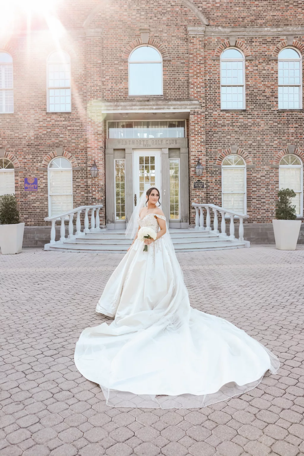 Ivory Off The Shoulder Beaded Bodice A-Line Ballgown Stephen Yearick Couture Wedding Dress Inspiration | Cathedral Length Veil Ideas | Tampa Bay Photographer Lifelong Photography Studio | Hair and Makeup Artist Femme Akoi Beauty Studio | Planner Special Moments Event Planning