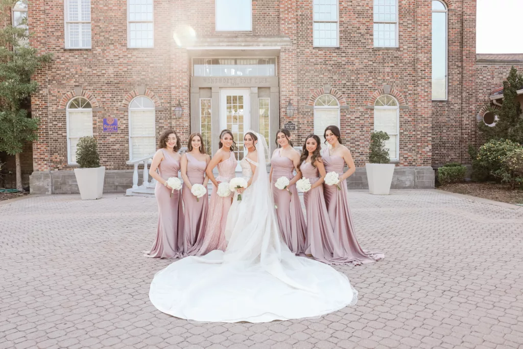 Mauve Matching Bridesmaids Wedding Dress Inspiration | Tampa Bay Hair and Makeup Artist Femme Akoi Beauty Studio