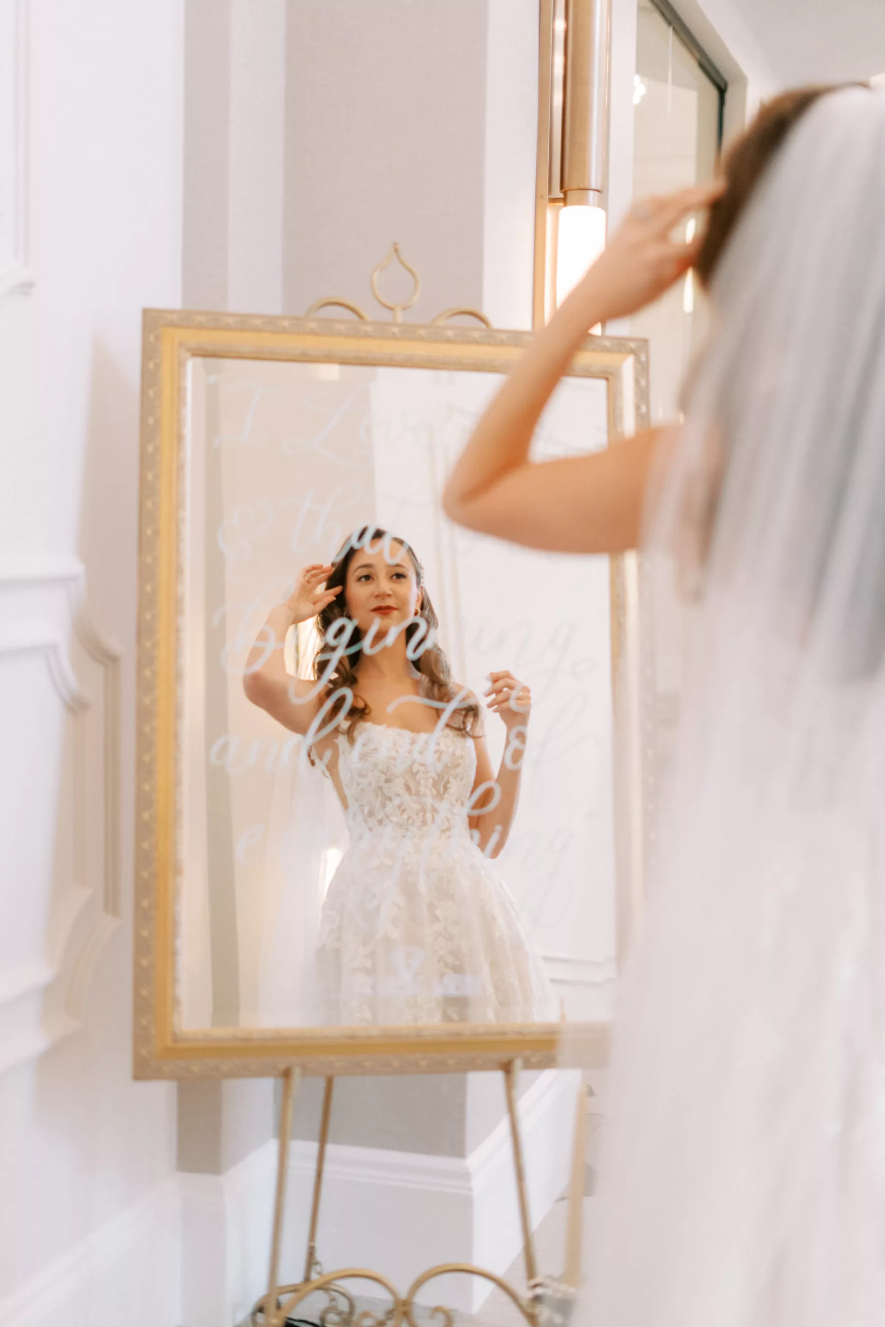 Bride Getting Ready Wedding Portrait | Great Gatsby Inspired Hair and Makeup Ideas | Tampa Bay Hair and Makeup Artist Michele Renee the Studio | Photographer Eddy Almaguer Photography