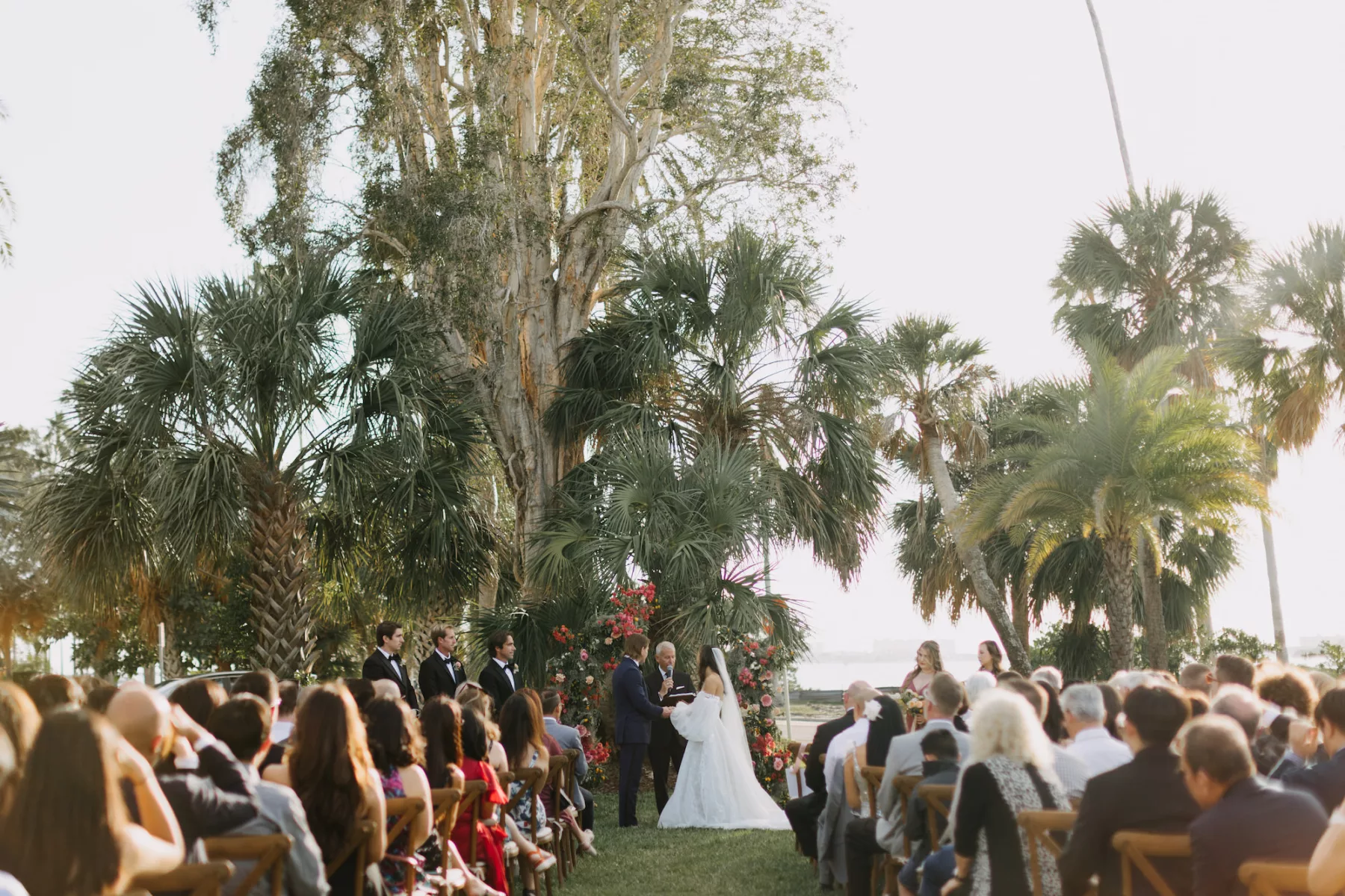 Old Florida Outdoor Fall Wedding Ceremony Inspiration | Tampa Bay Photographer Amber McWhorter Photography | Planner Coastal Coordinating | Venue The Fenway