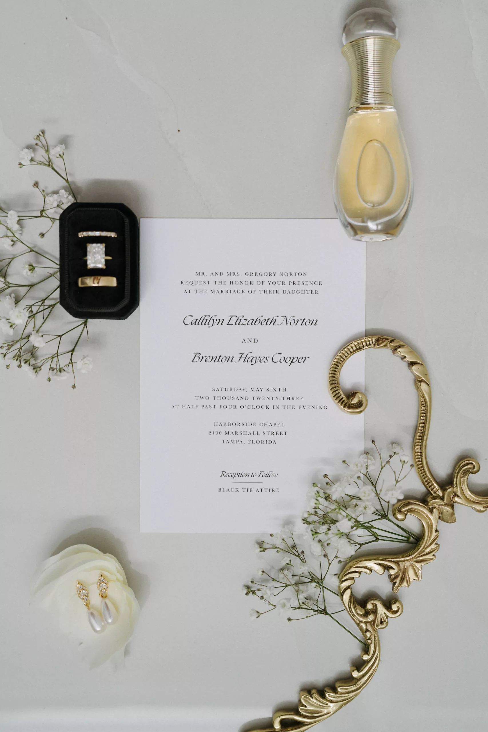 Classic Black and White Timeless Wedding Invitation Ideas