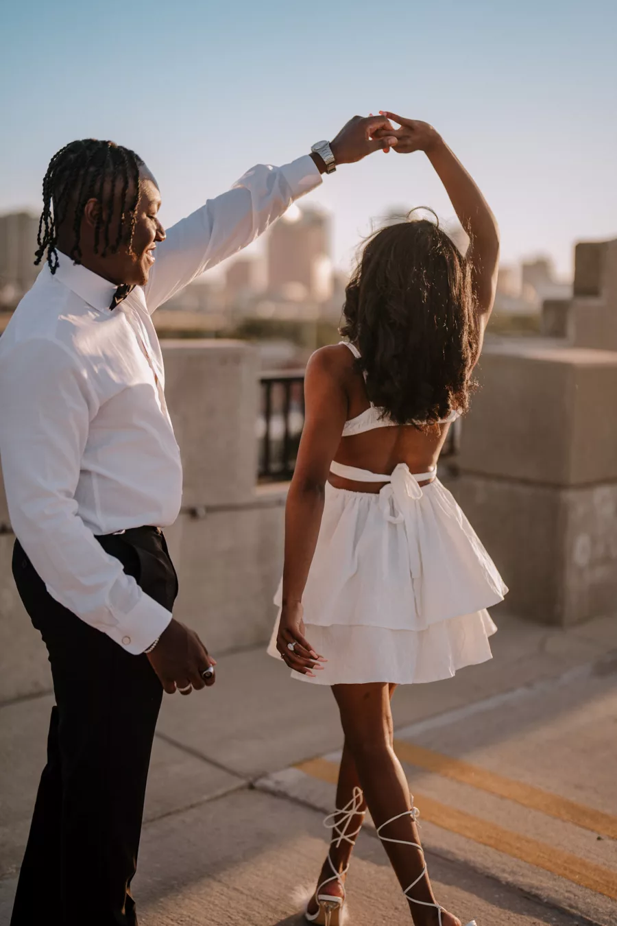 Tampa Wedding Photographer Sabrina Autumn Photography | Roofttop Engagement Session