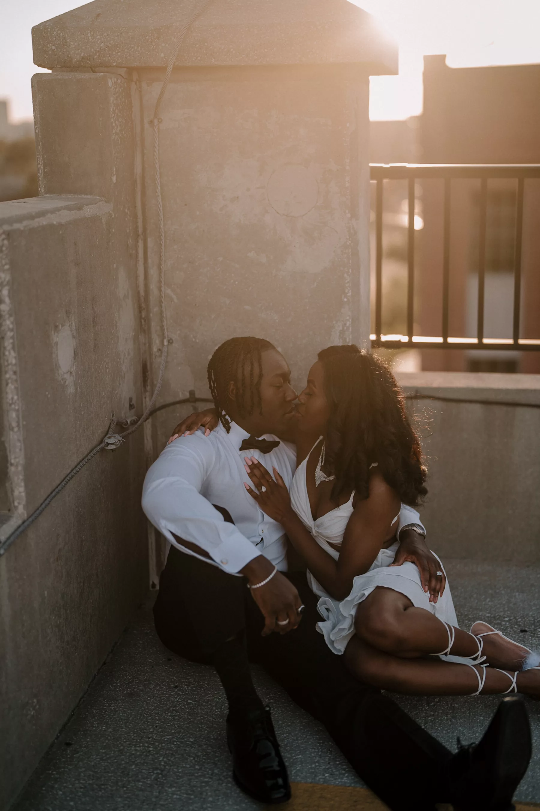 Tampa Wedding Photographer Sabrina Autumn Photography | Roofttop Engagement Session