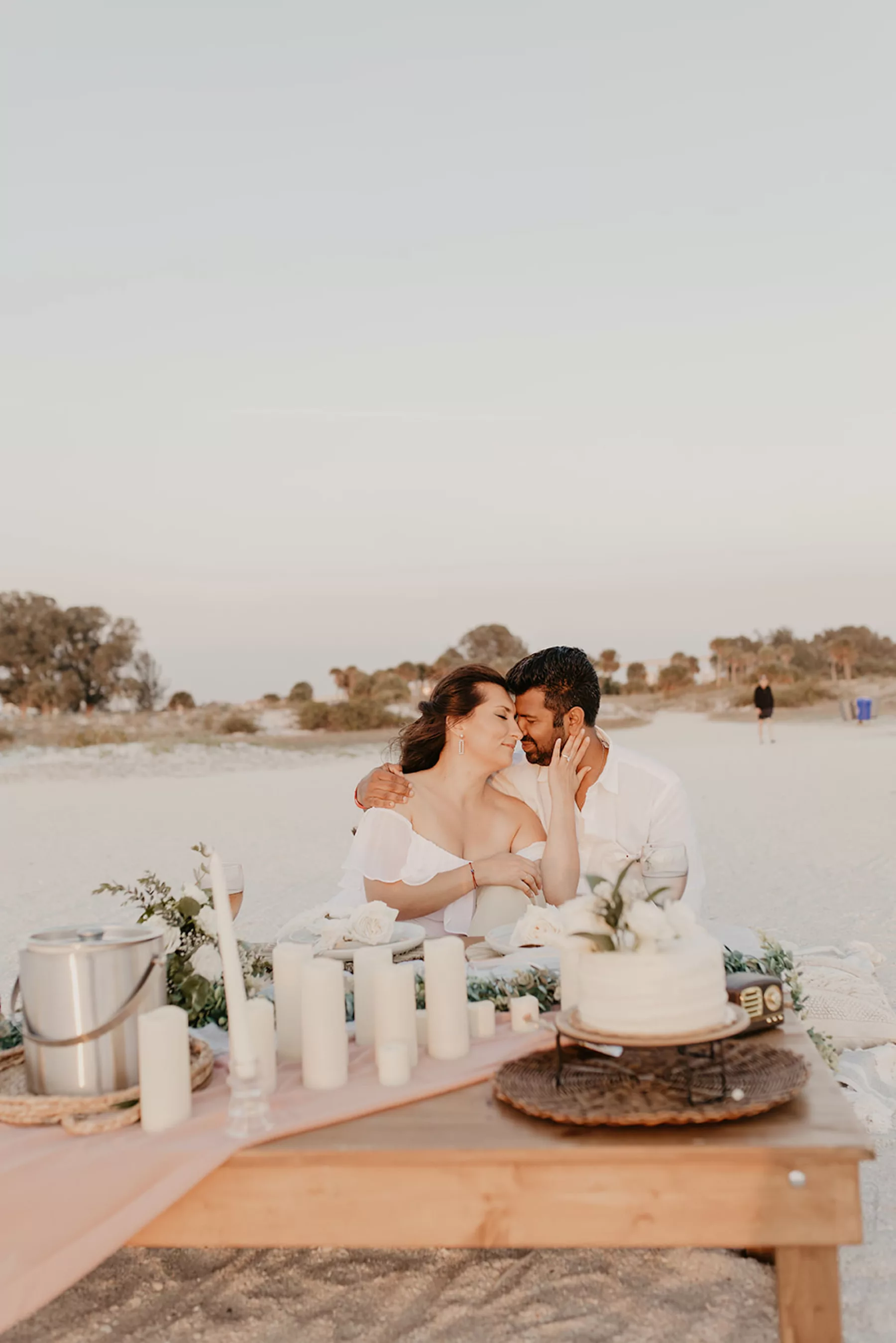 Intimate Bride and Groom Beach Wedding Elopement Inspiration | Photographer Valentina Rose Photography