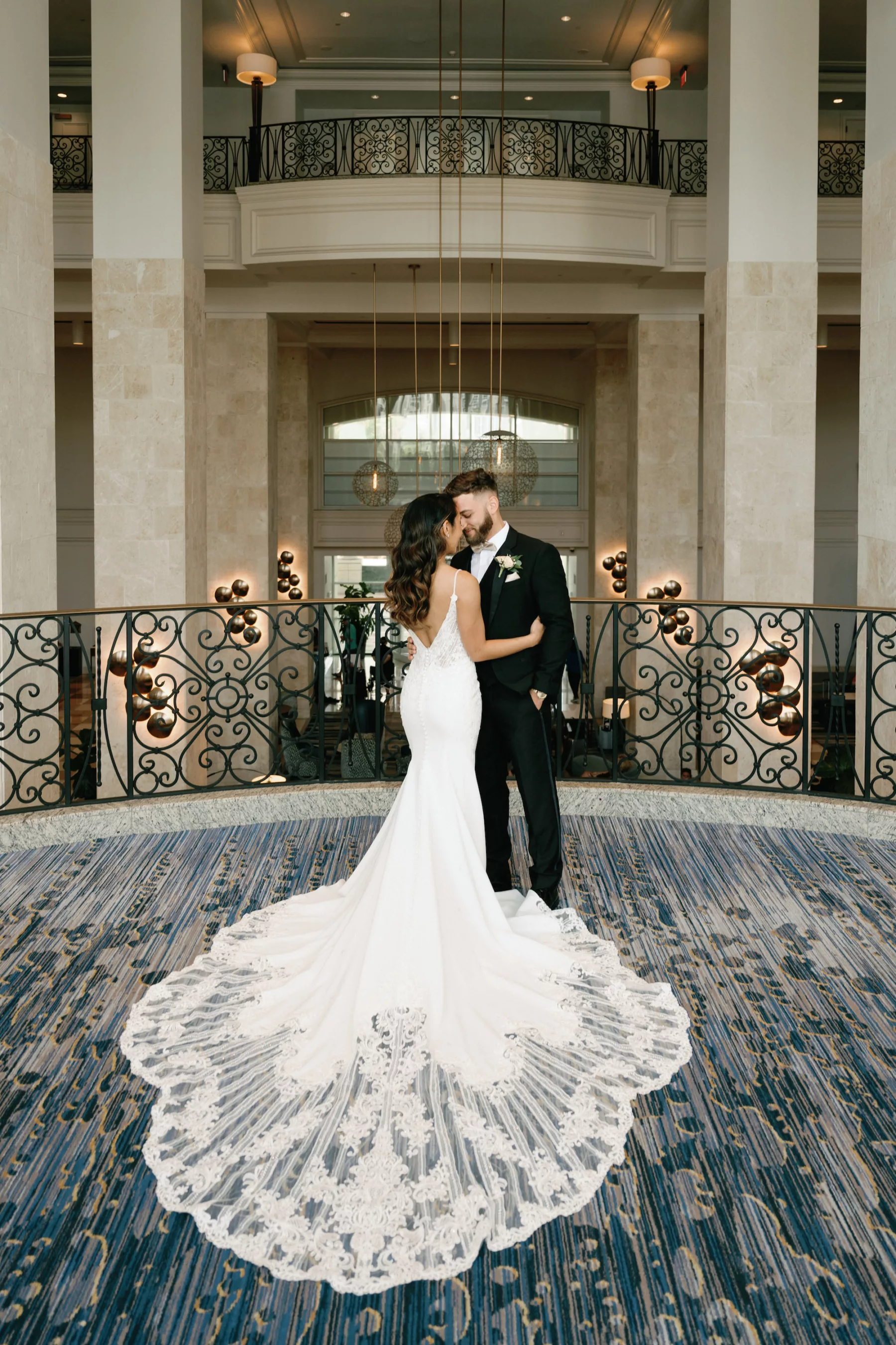 Bride and Groom First Look Wedding Portrait | Tampa Photographer Dewitt for Love