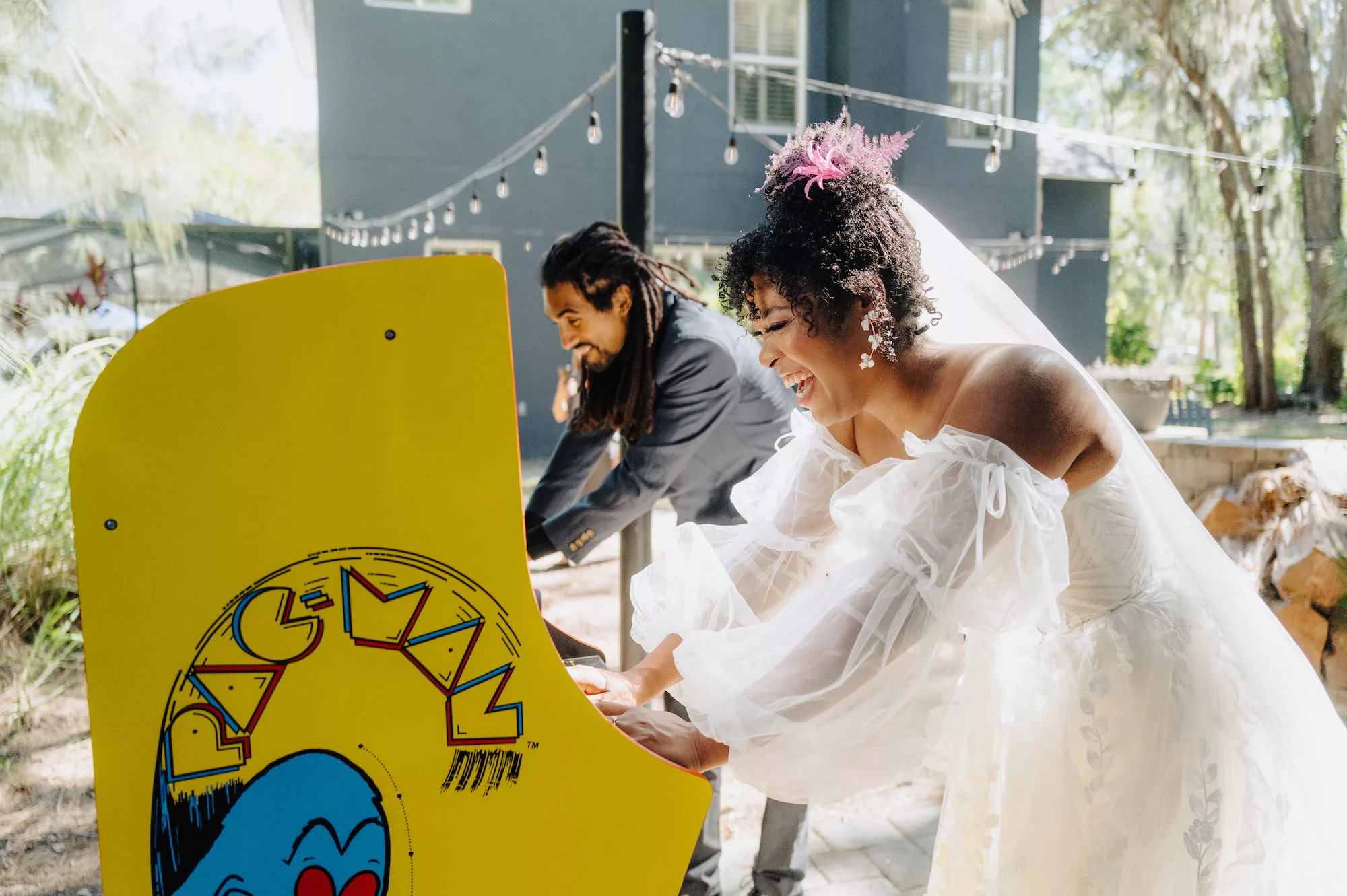 Wedding Reception Arcade Video Game Entertainment Inspiration | Tampa Planner Wilder Mind Events