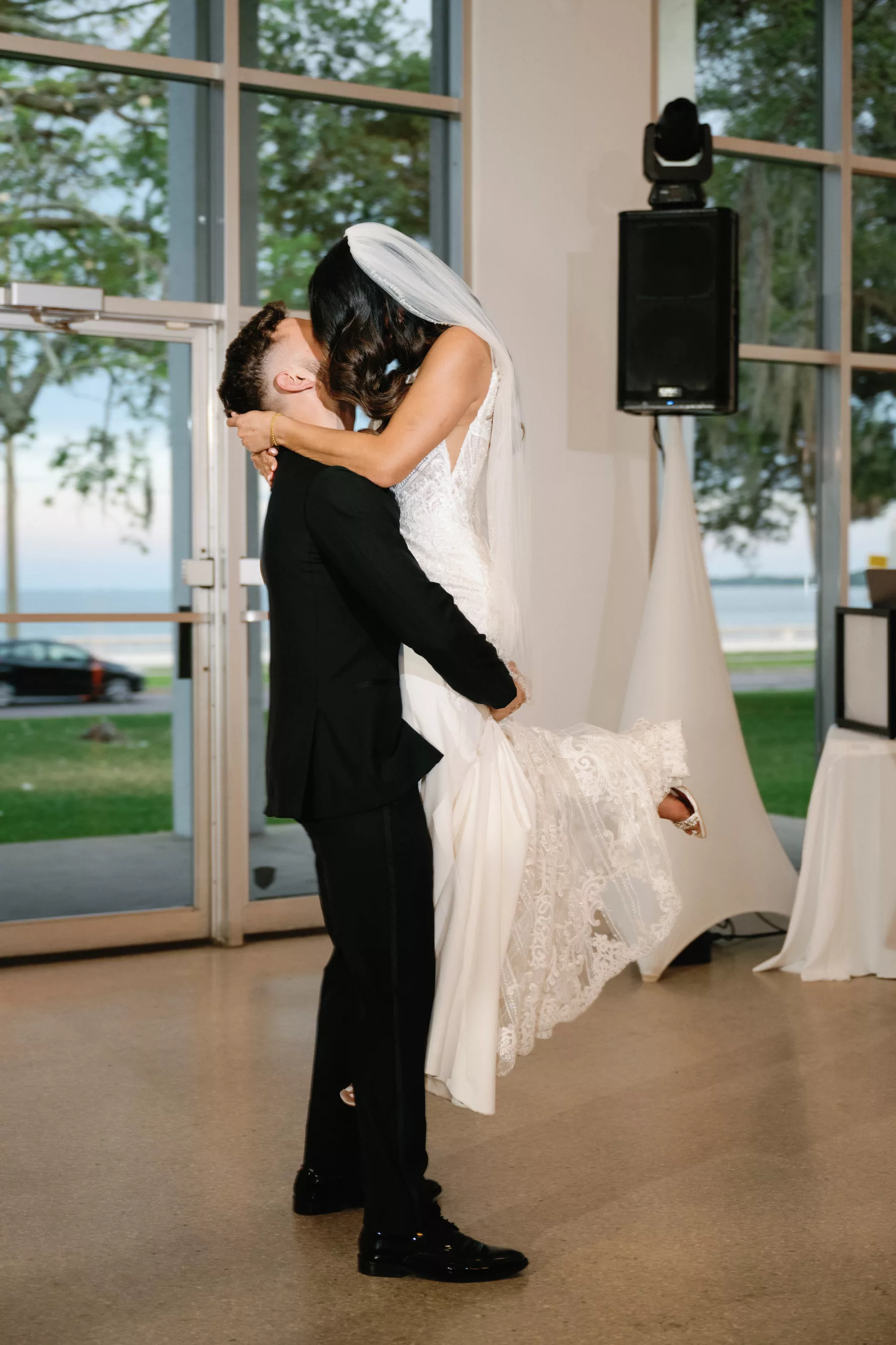 Bride and Groom Private First Dance Wedding Portrait | Tampa Bay DJ Grant Hemond and Associates
