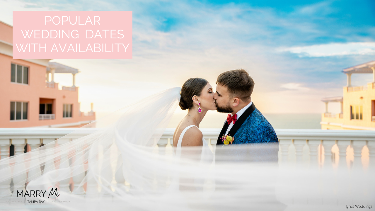 Popular Wedding Dates with Availability