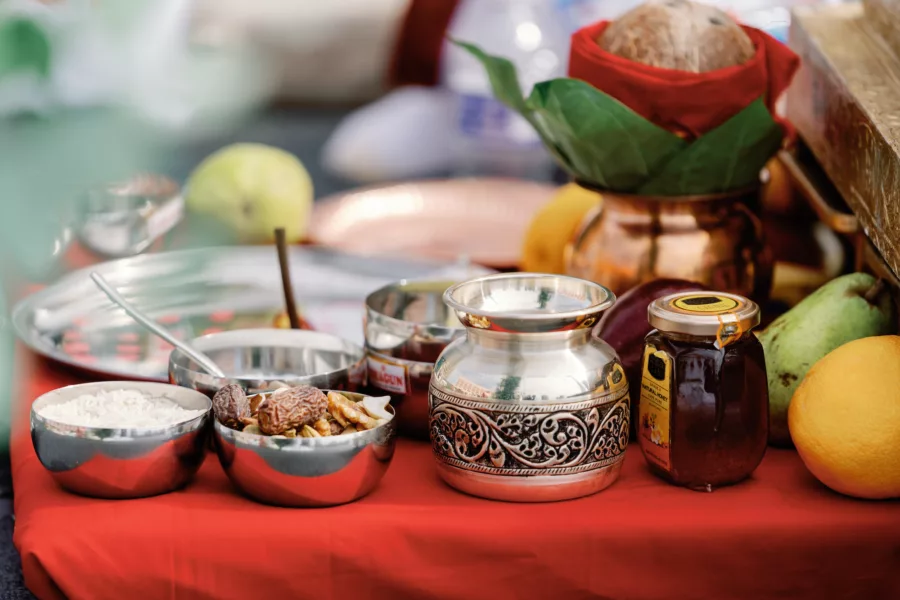 Haldi Mehndi Tea Garden Brunch Indian Pre Wedding Ceremony Inspiration