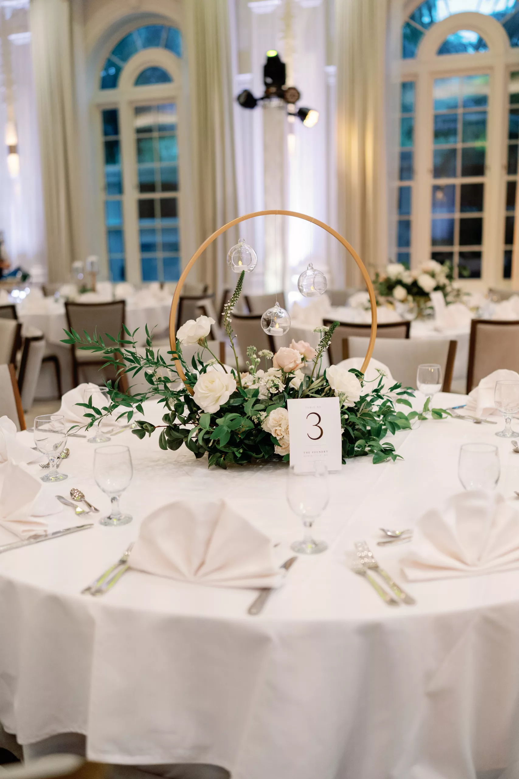 Luxurious White and Gold Grand Ballroom Wedding Reception Decor Ideas | St Pete Event Planner Parties A La Carte