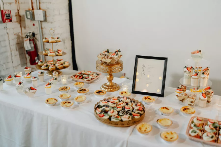 Modern Wedding Reception Dessert Table Ideas