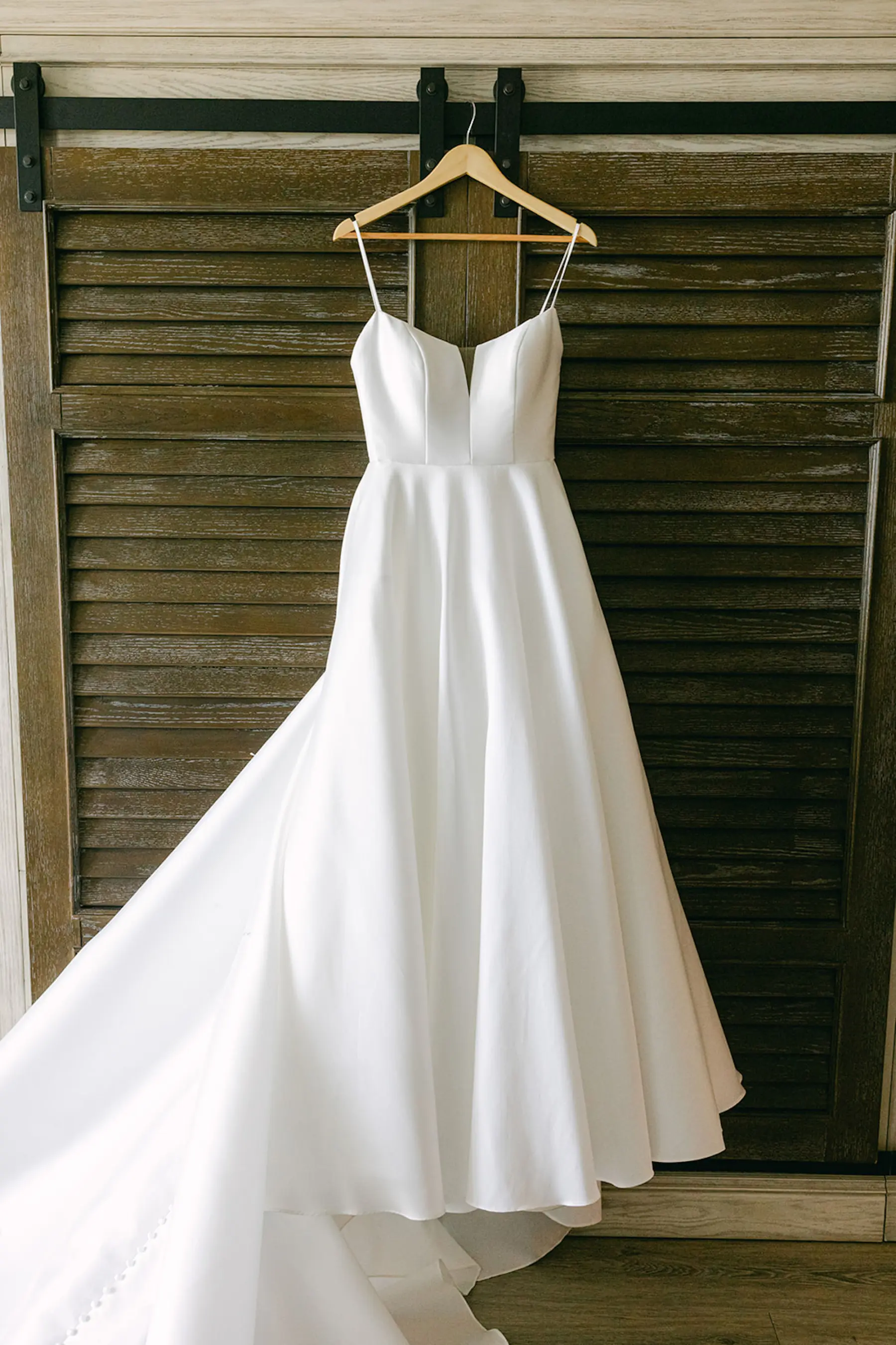 White A Line Martina Liana Wedding Dress with Bow Inspiration