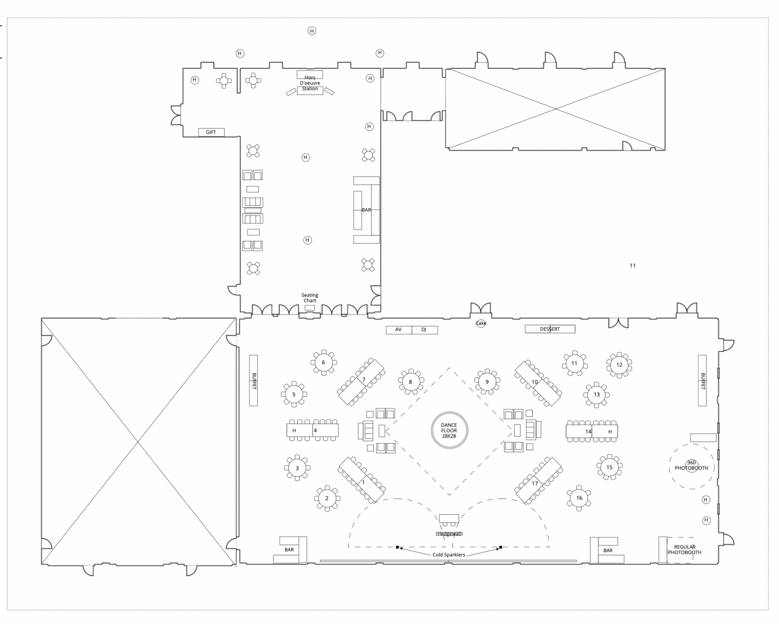 How To Design Your Wedding Reception Floor Plan And Layout