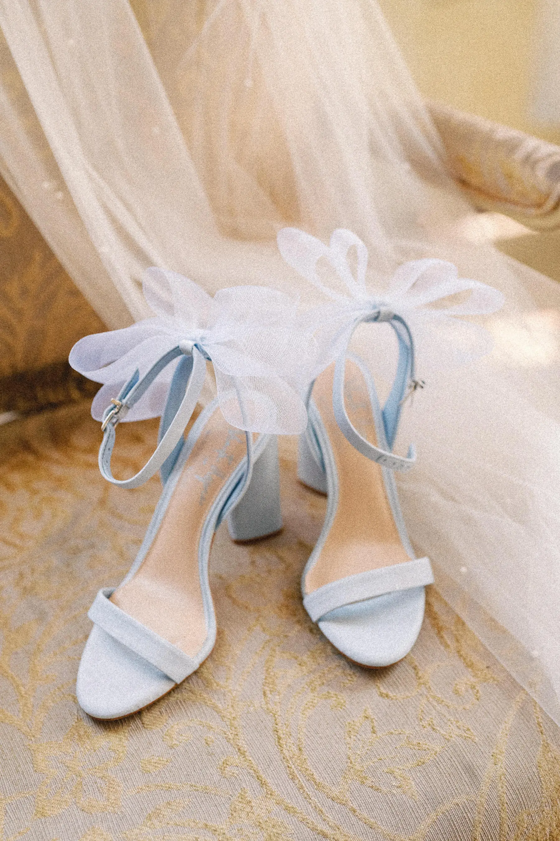 Something Dusty Blue Gianni Bini Bow Wedding Shoe Ideas