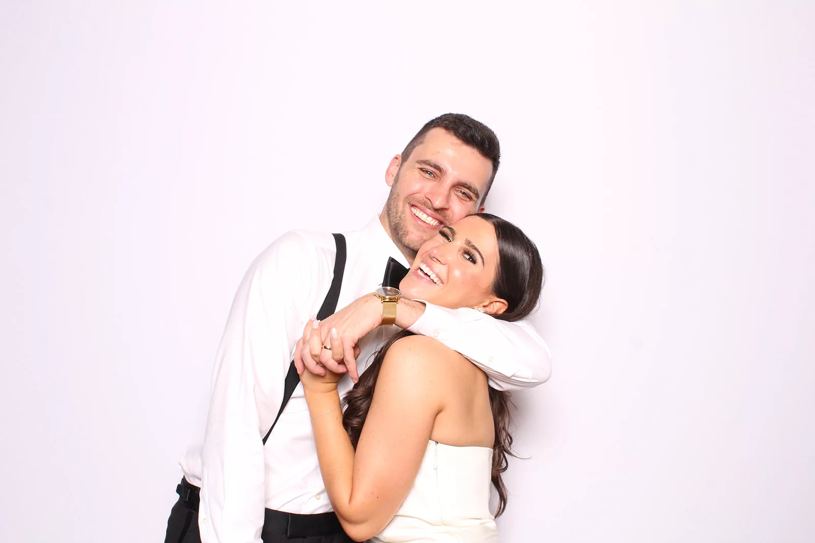 Bride and Groom Photobooth Wedding Portrait | Tampa Bay Gala Photo Booth