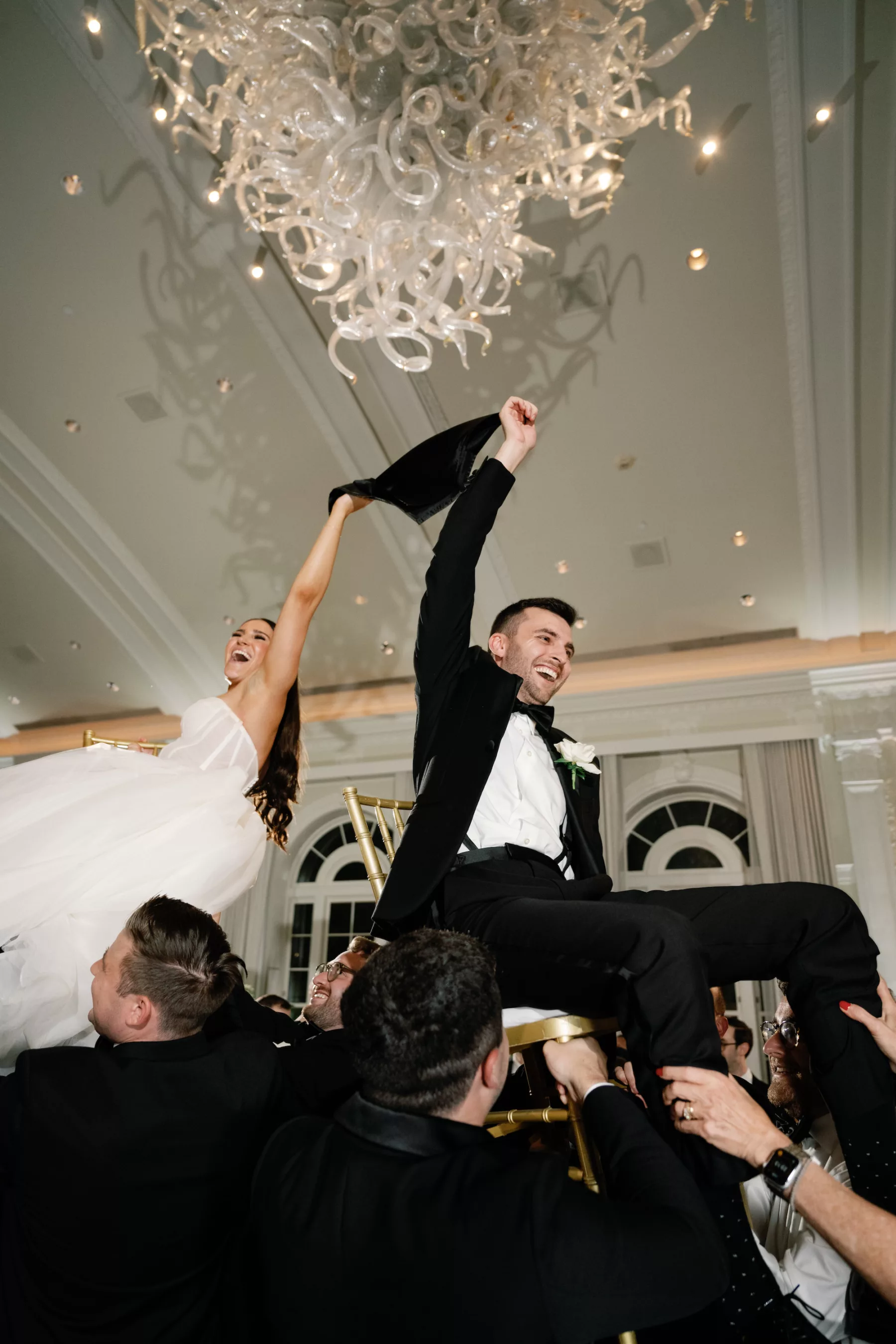 Bride and Groom Wedding Reception Hora Dance | Tampa Bay Content Creator Behind The Vows | St Pete DJ Graingertainment