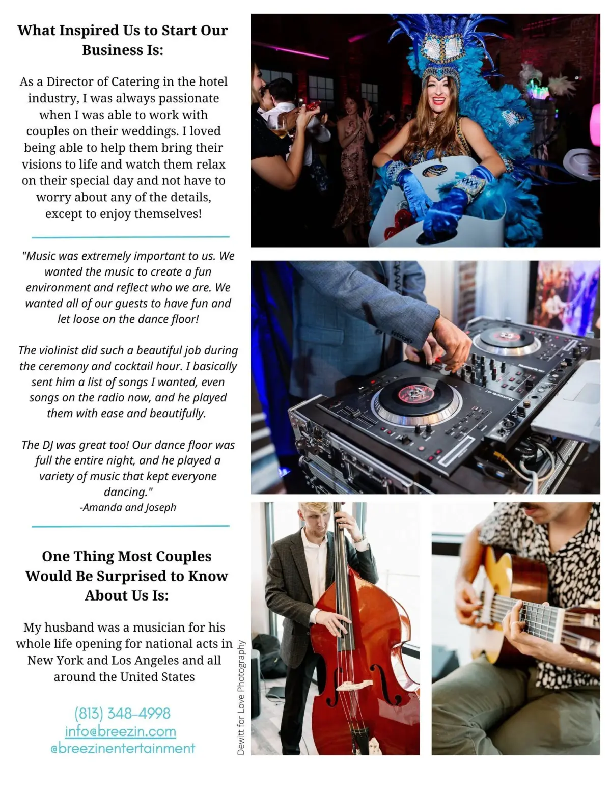 Best Wedding DJ and Bands in Tampa Bay