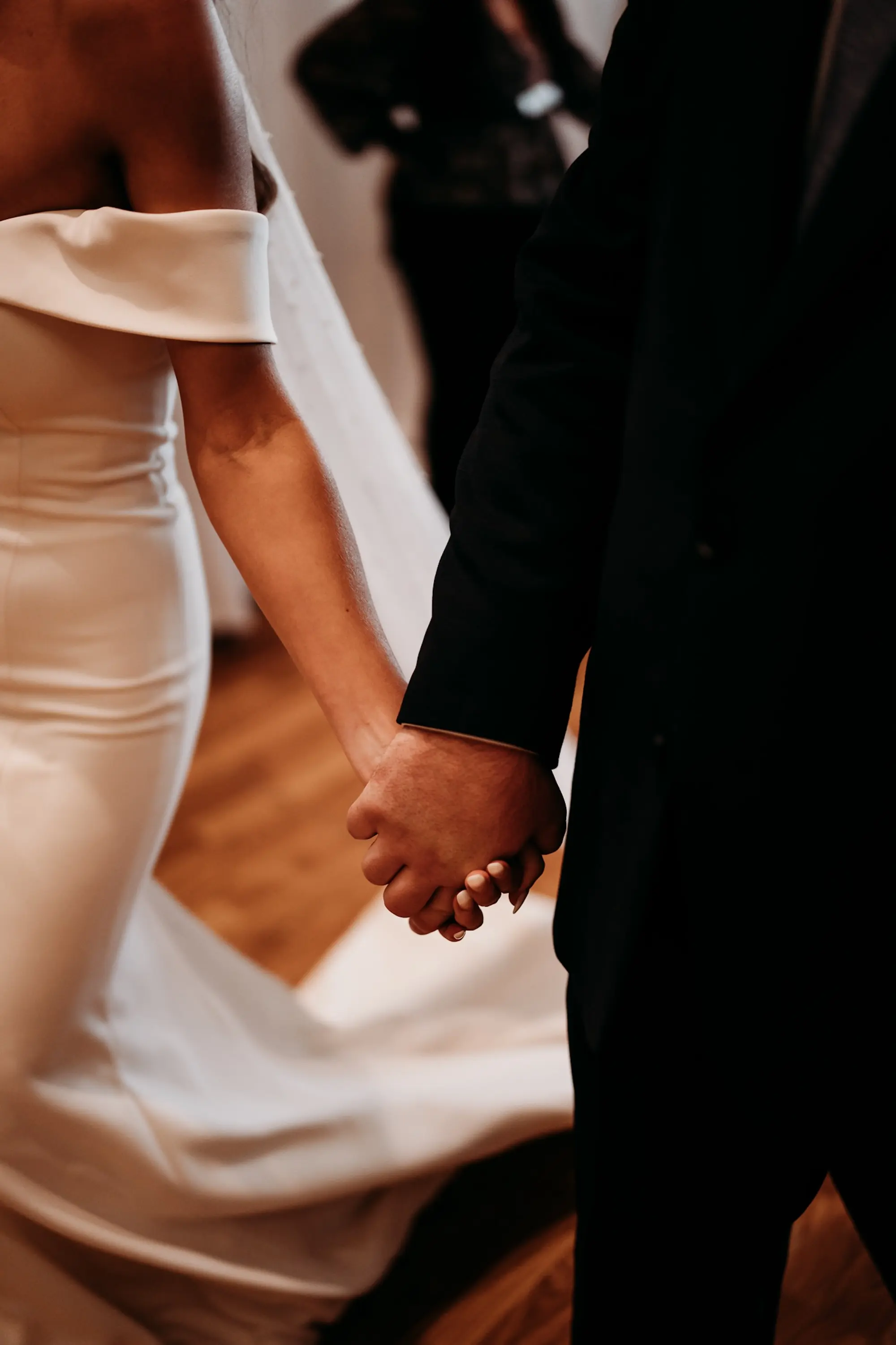 Bride and Groom Just Married Wedding Portrait